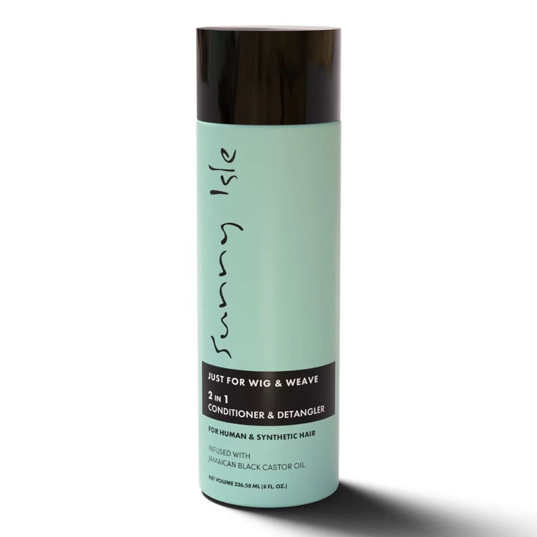 Sunny Isle Just For Wig & Weave 2 In 1 Conditioner & Detangler - 8oz