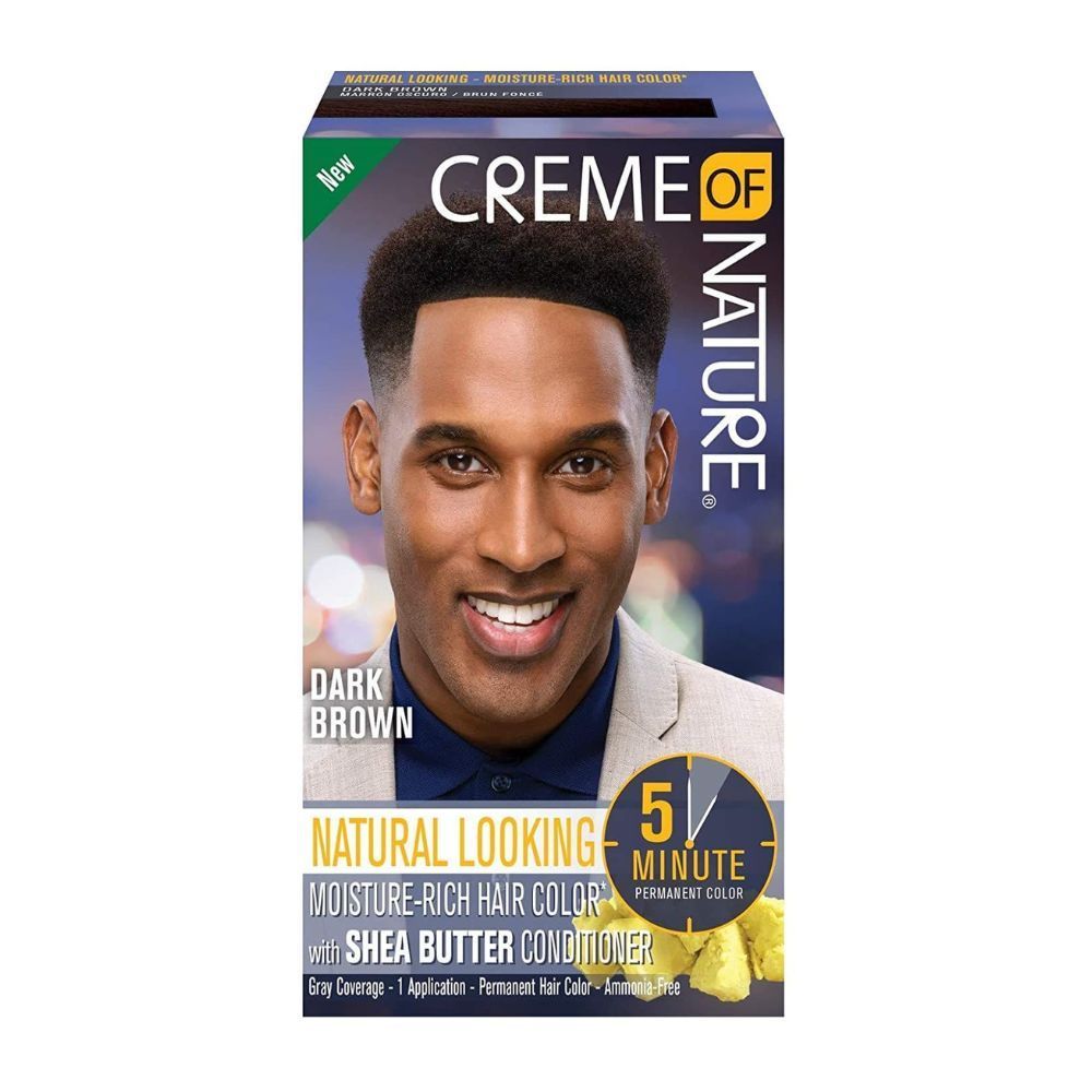Creme Of Nature Permanent Hair Color For Men - Dark Brown