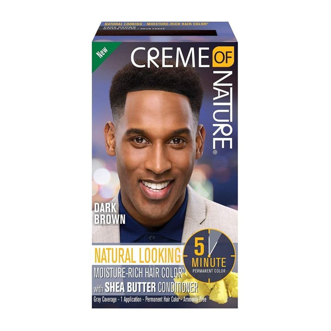 Creme Of Nature Permanent Hair Color For Men - Dark Brown