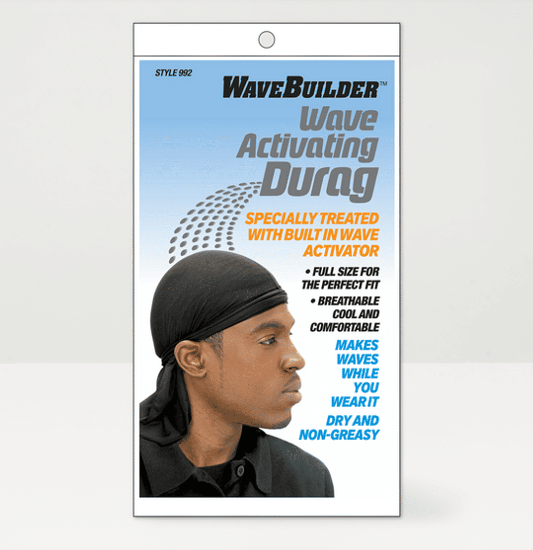 WaveBuilder Wave Activating Durag - 992Blk
