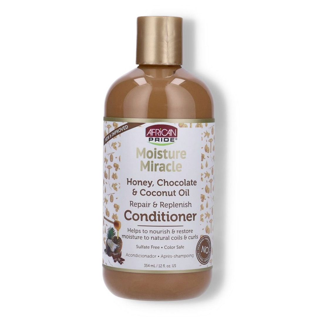 African Pride Moisture Miracle Honey, Chocolate & Coconut Oil Conditioner - 354ml