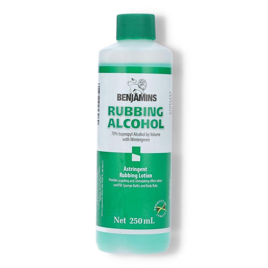 Benjamins Rubbing Alcohol With Wintergreen - 250ml