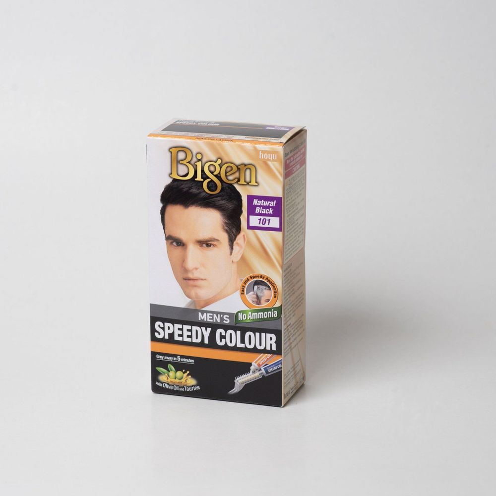 Bigen Men's Speedy Colour - Natural Black 101 | Cosmetize UK