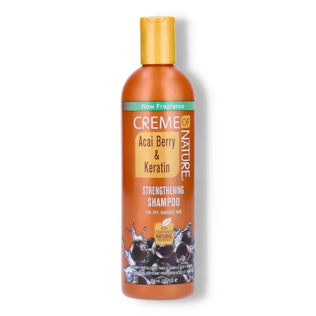 Creme Of Nature Acai Berry & Keratin Strengthening Shampoo - 12oz