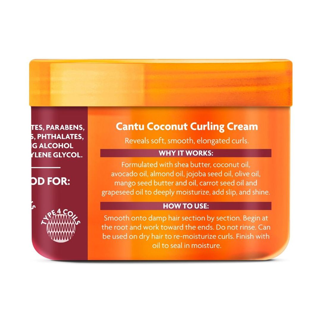 Cantu Shea Butter for Natural Hair Coconut Curling Cream - 340g