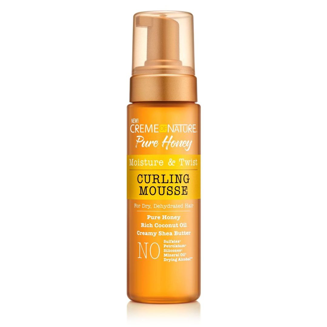 Creme Of Nature Pure Honey Moisture And Twist Curling Mousse - 207ml