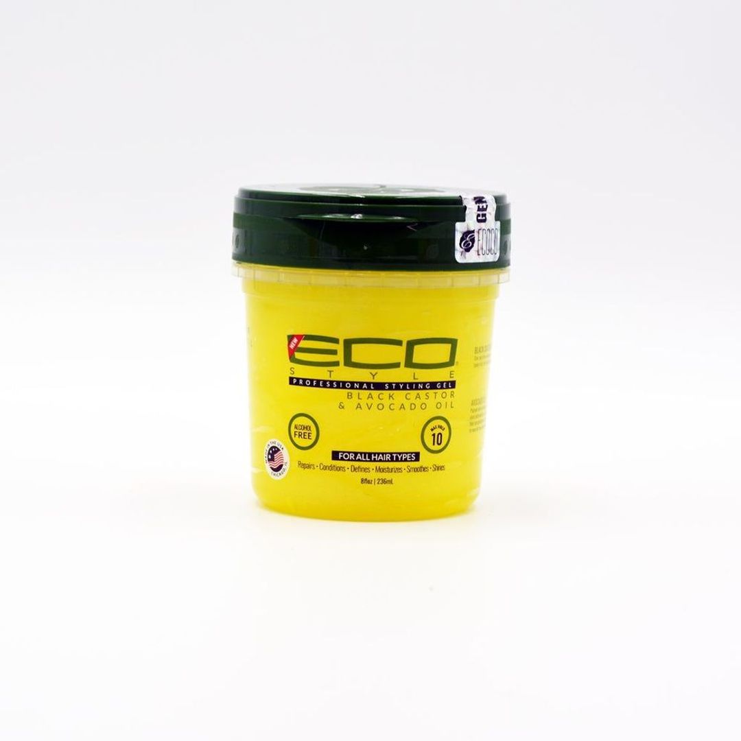 Eco Styler Black Castor And Avocado Oil Gel - 8oz