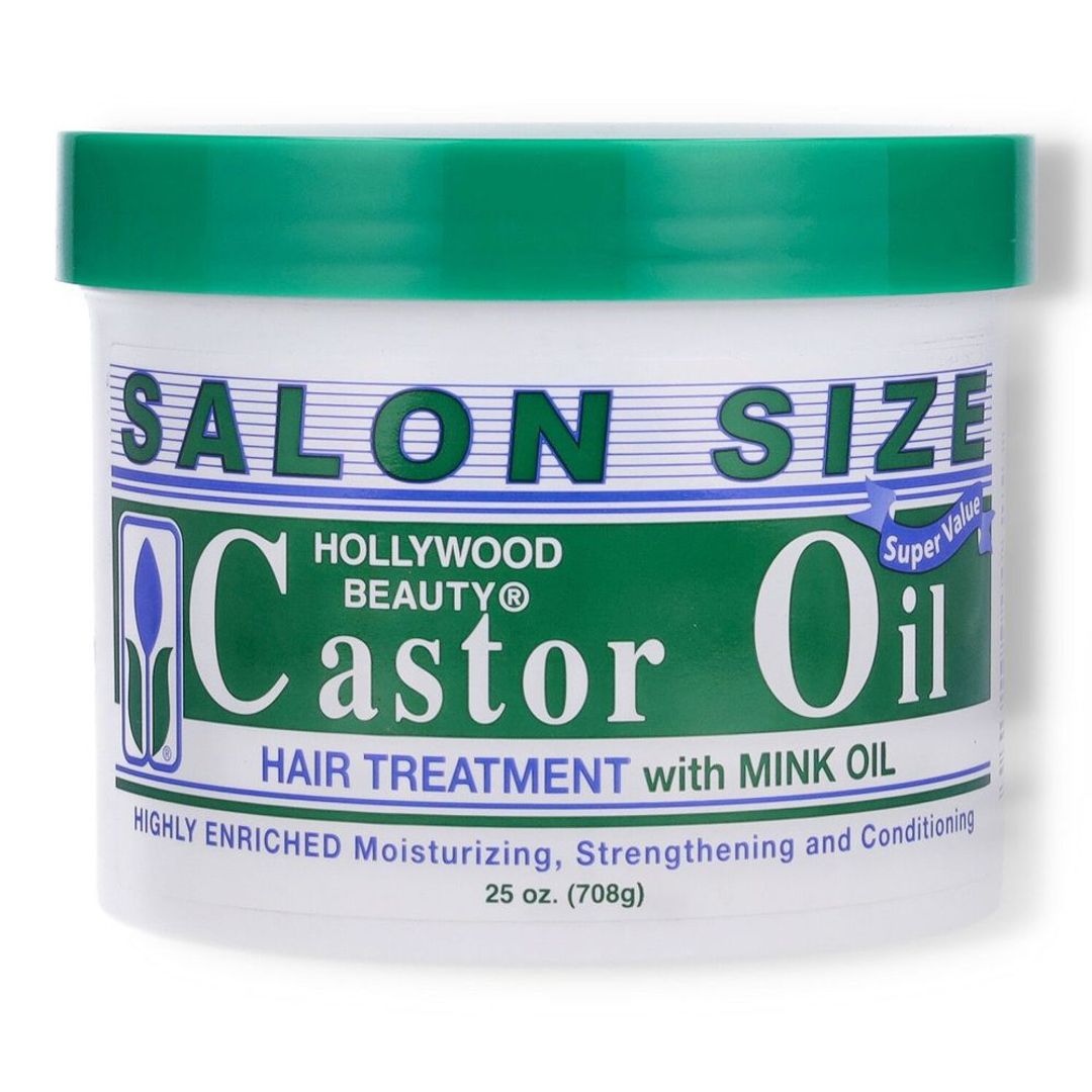 Hollywood Beauty Castor Oil With Mink - 25oz