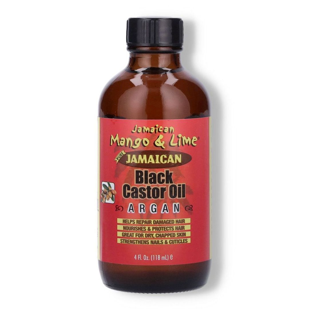 Jamaican Mango & Lime Black Castor Oil - argan - 4oz