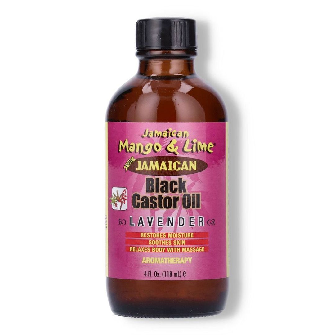 Jamaican Mango & Lime Black Castor Oil - lavender - 4oz