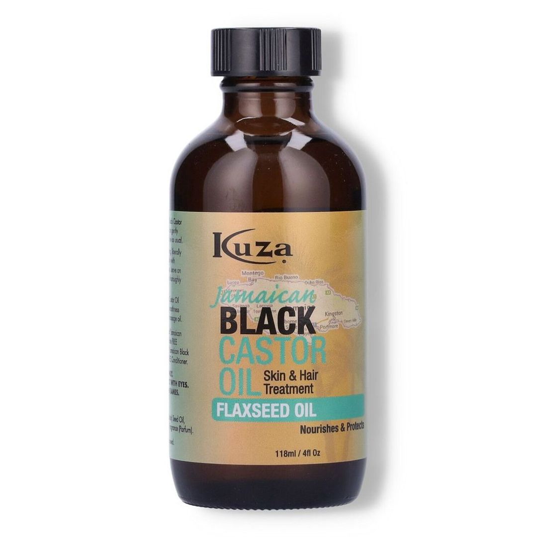 Kuza Jamaican Black Castor Oil Flaxseed Oil - 4oz