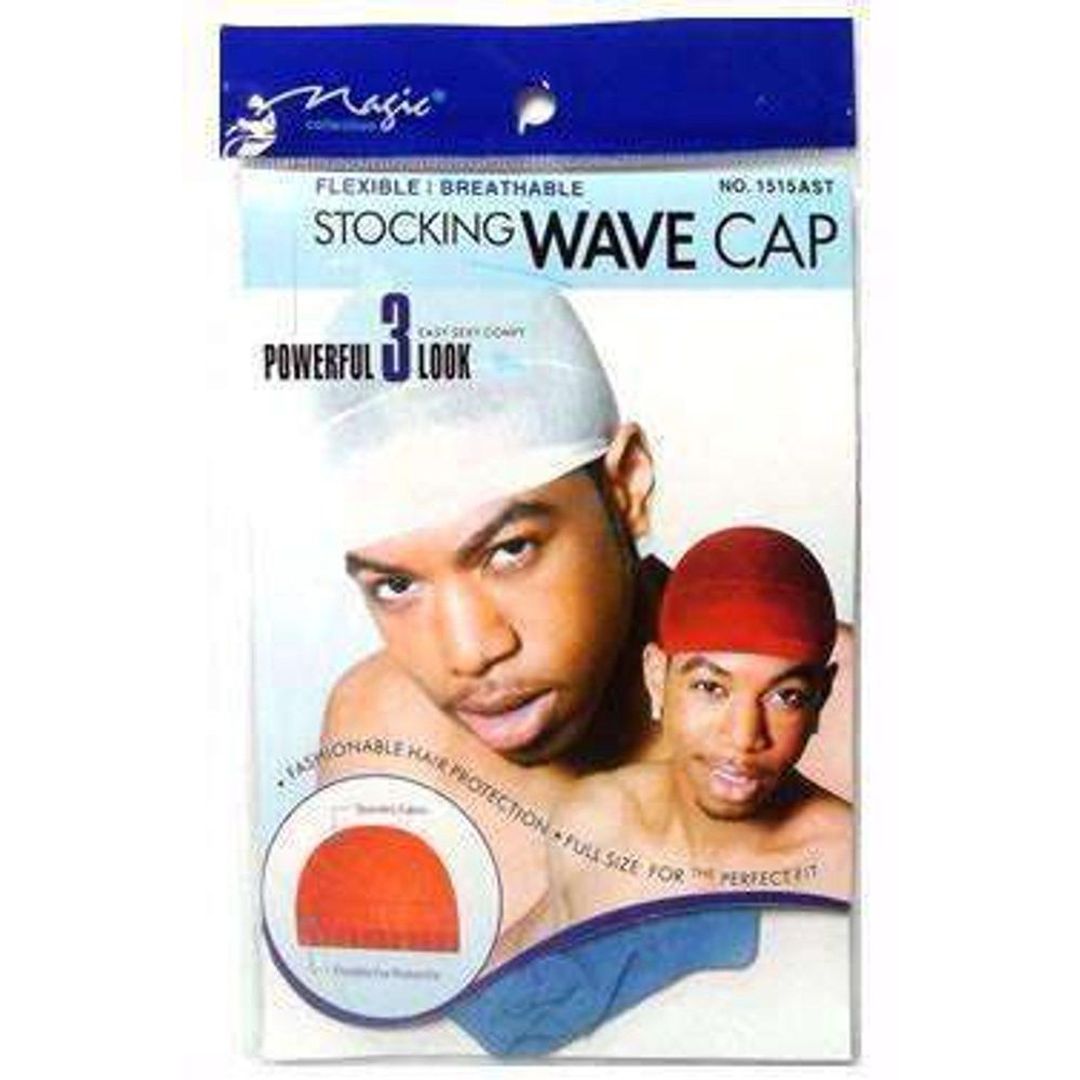 Magic Collection Men's Stocking Wave Cap - 1515Ast - Assorted Colors
