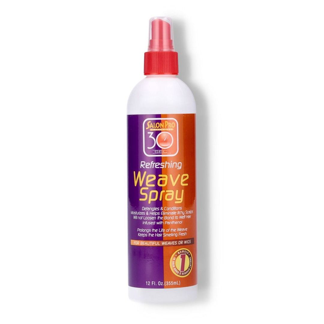 Salon Pro 30 Sec Anti-Bacterial Weave Spray - 12oz