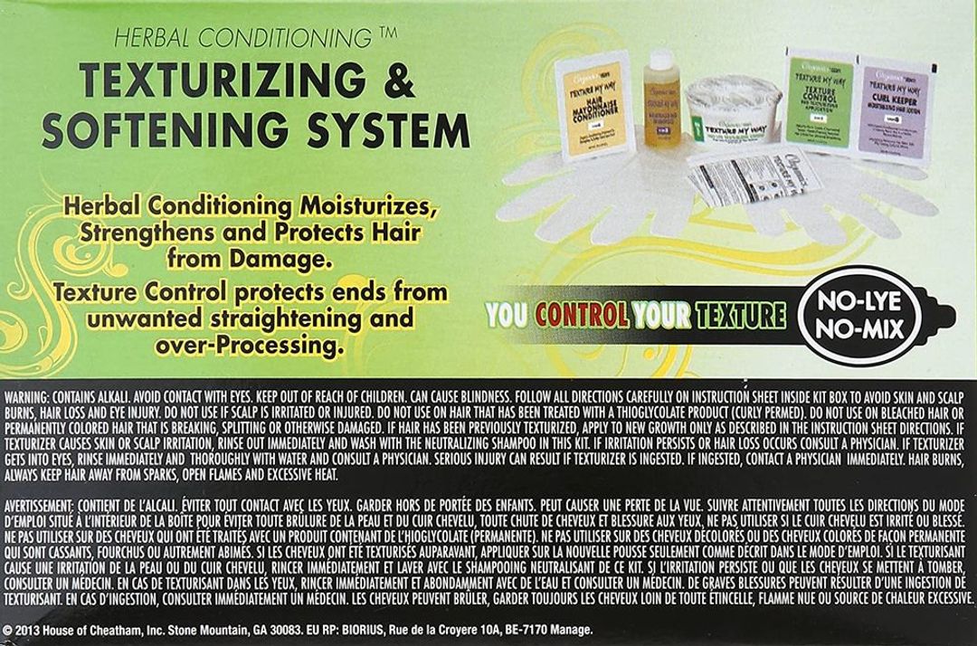 Texture My Way No-lye/no-mix Organic Conditioning Texturizing System - 1app