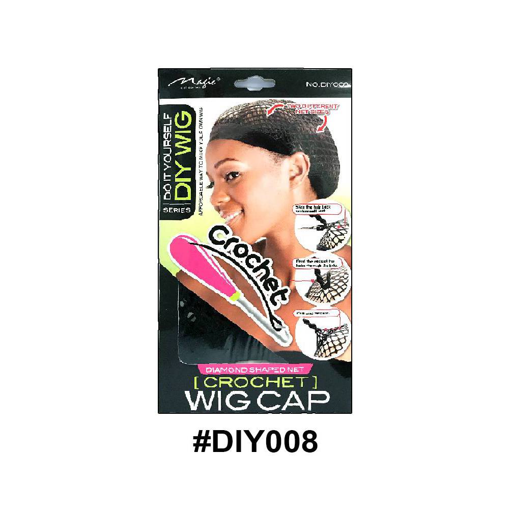 Magic Collection Crochet Wig Cap Diy008
