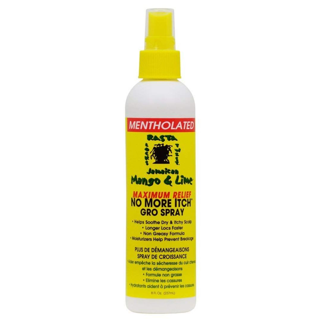 Jamaican Mango & Lime No More Itch Gro Spray - mentholated - 8oz