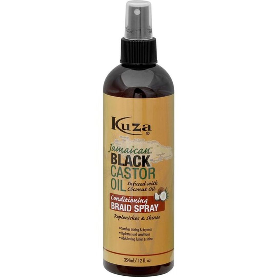 Kuza Jamaican Black Castor Oil Conditioning Braid Spray - 12oz