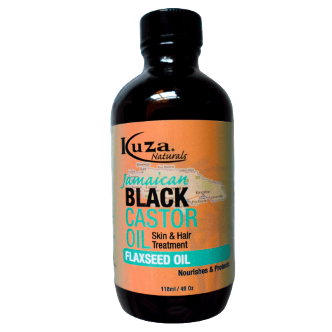 Kuza Jamaican Black Castor Oil Flaxseed Oil 4oz Cosmetize UK