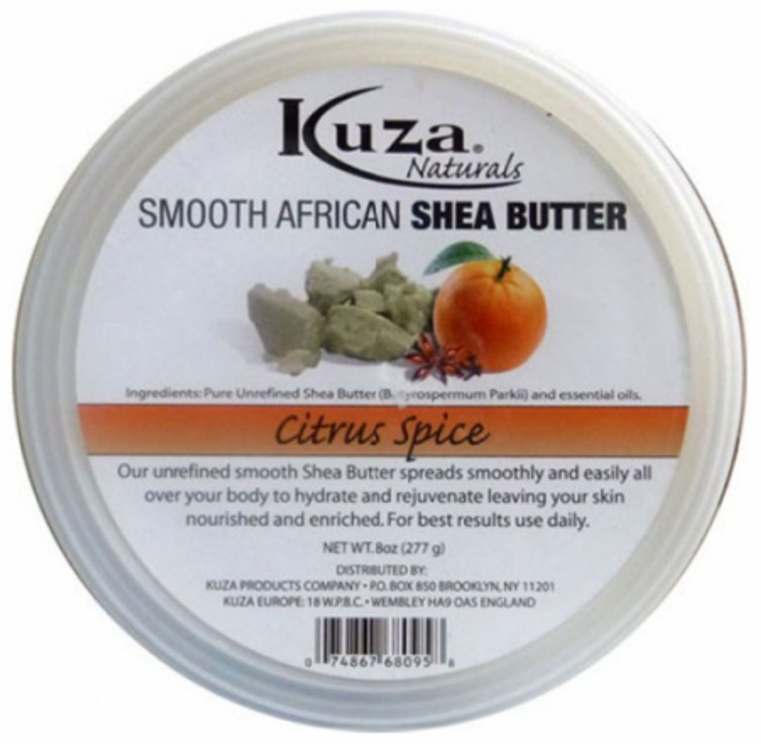 Kuza Smooth African Shea Butter Citrus Spice - 8oz