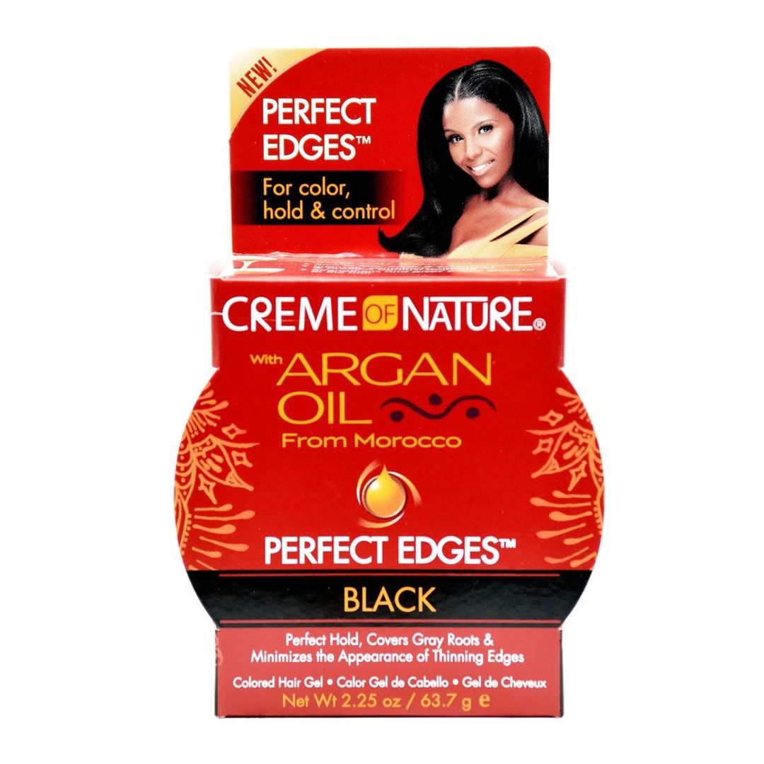 Creme Of Nature Argan Oil Perfect Edges Black - 2.25oz