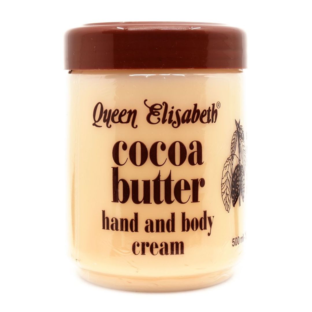 Queen Elisabeth Cocoa Butter Hand & Body Cream - 500ml