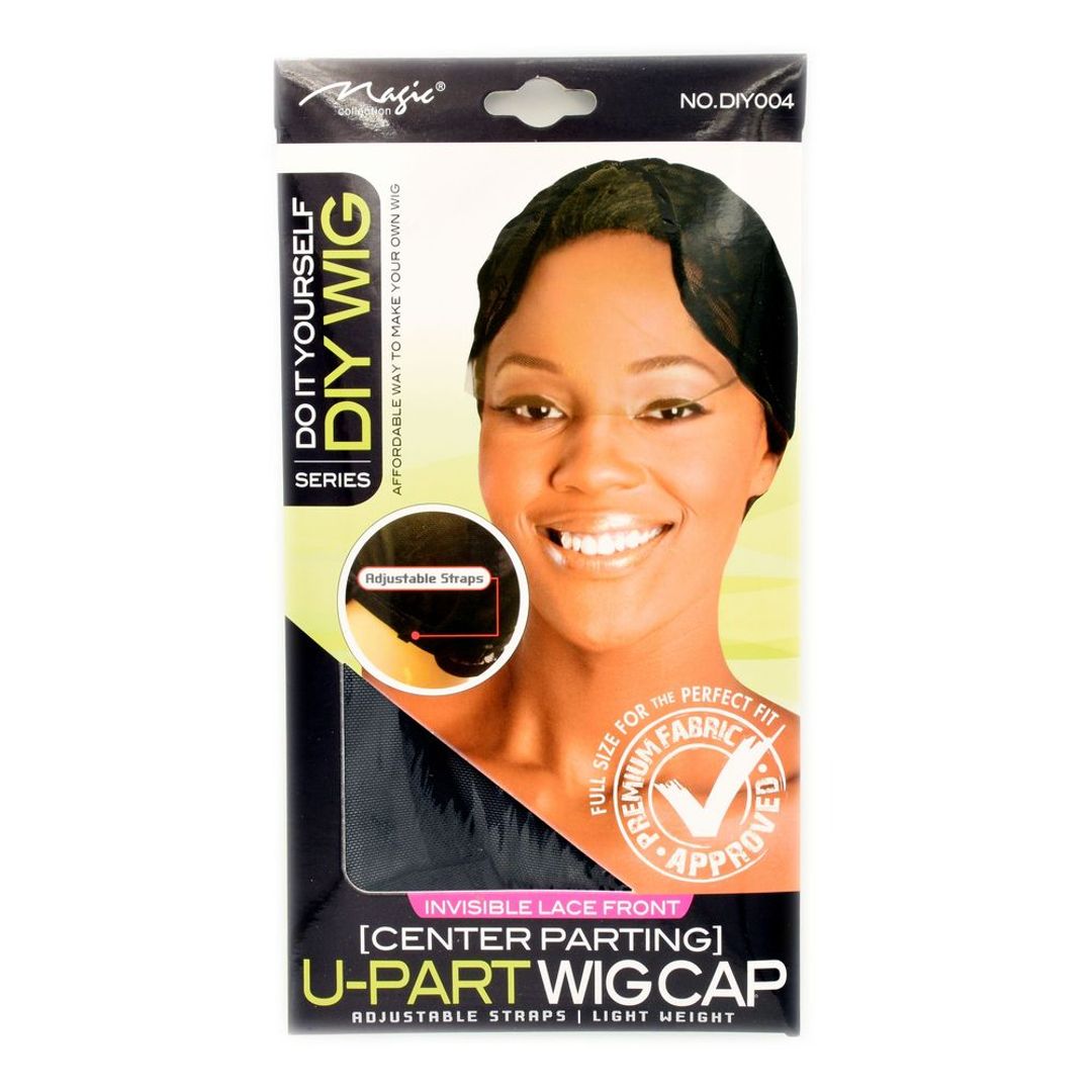 Magic Collection Women's U Part Wig Cap - Center Parting - Diy004