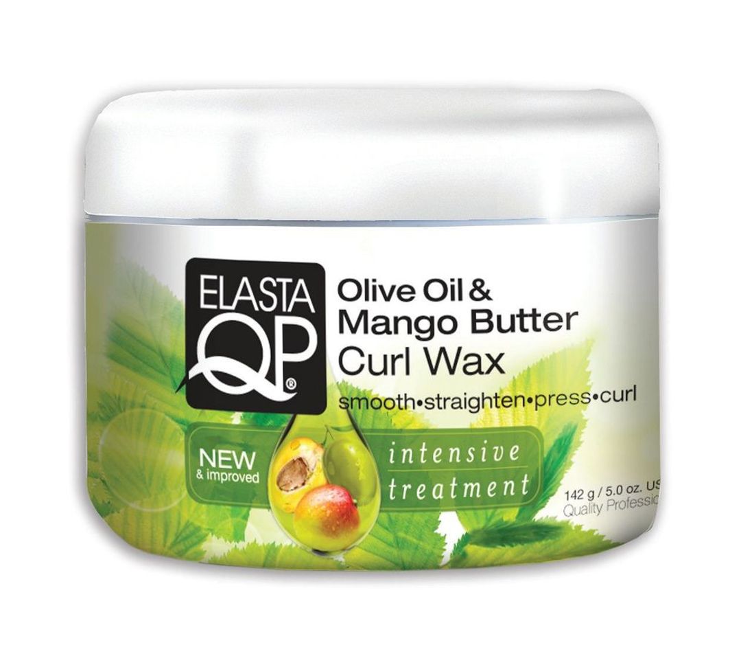 Elasta QP Olive Oil & Mango Butter Curl Wax - 5oz