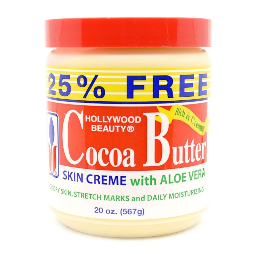 Hollywood Beauty Cocoa Butter Skin Creme With Aloe Vera - 20oz