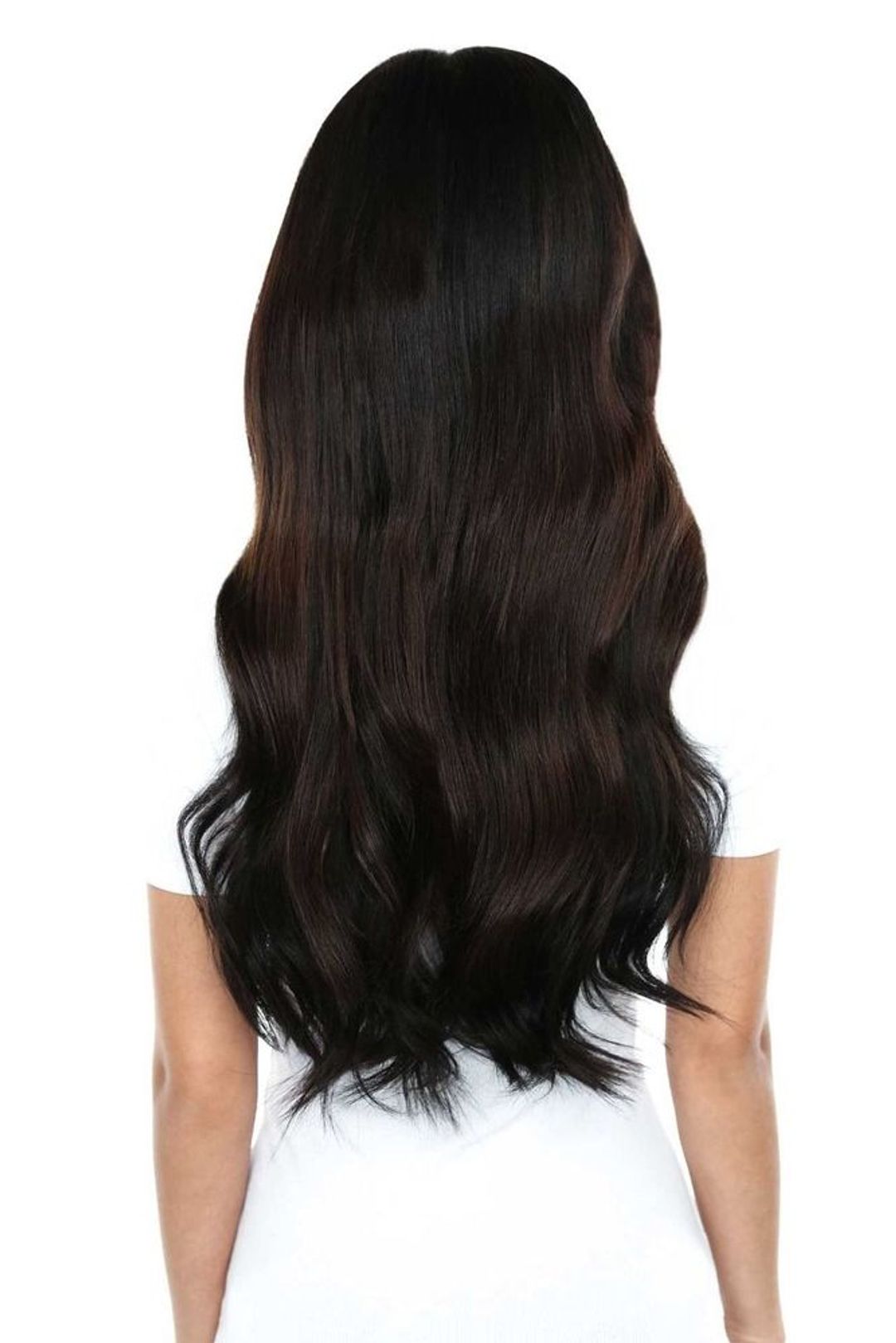 Beauty Works Gold Double Weft Extensions - Raven,20"