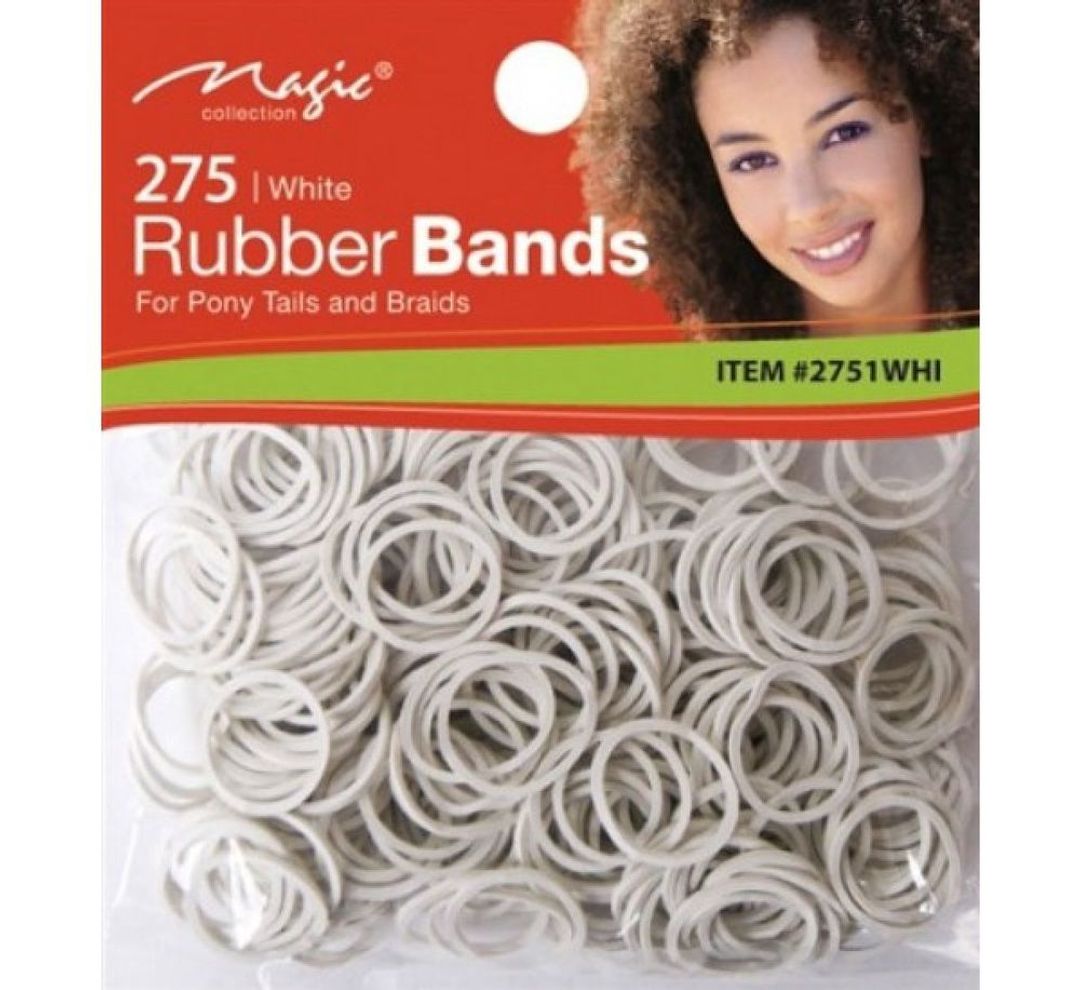 Magic Collection 275 Rubber Bands White - 2751