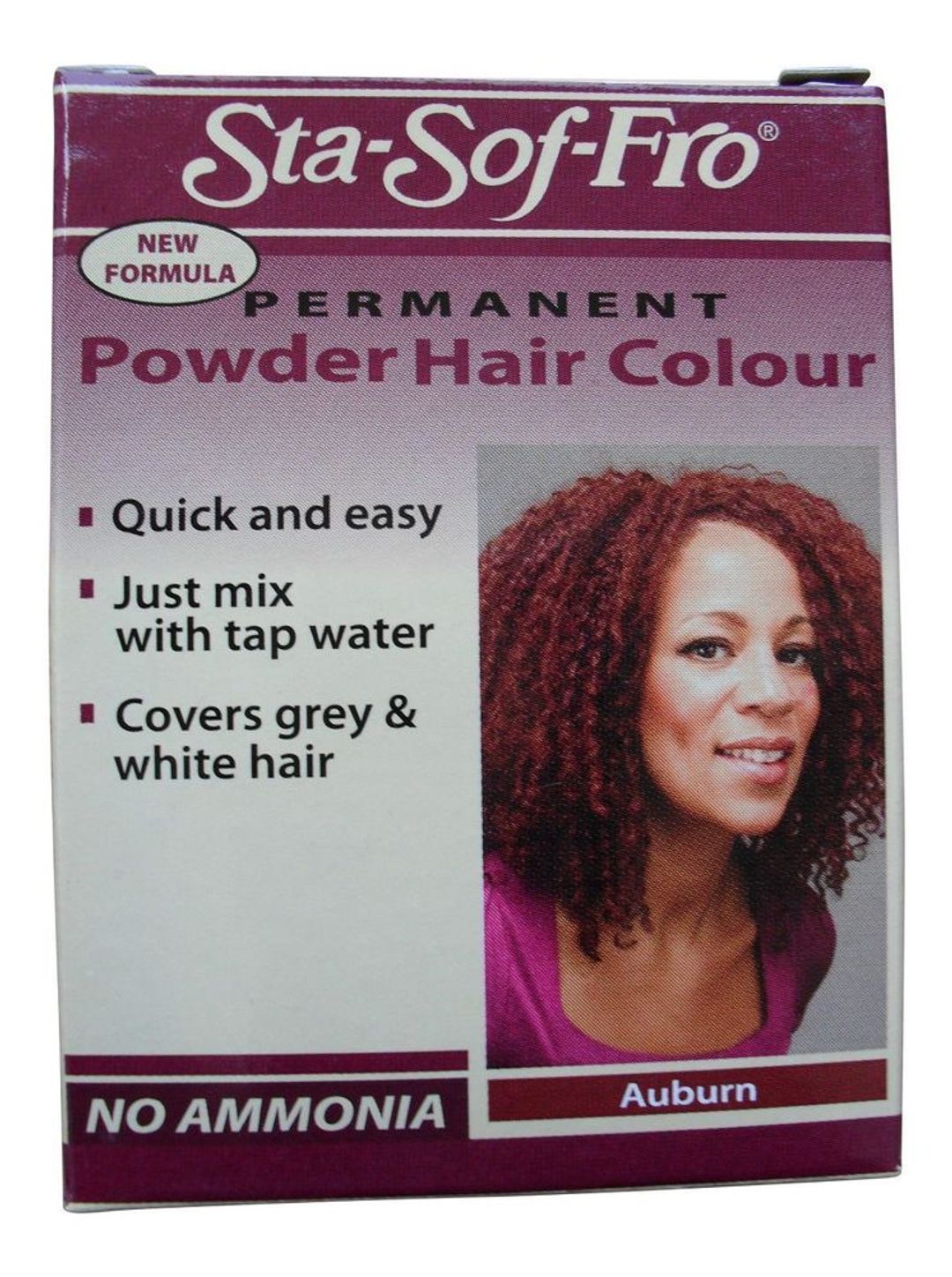 Sta-Sof-Fro Permanent Powder Hair Colour - Auburn