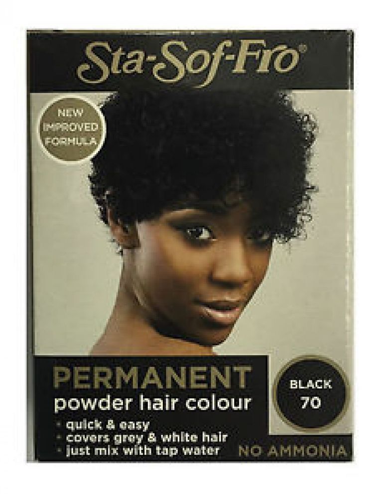 Sta-Sof-Fro Permanent Powder Hair Colour - Natural Black | Cosmetize UK