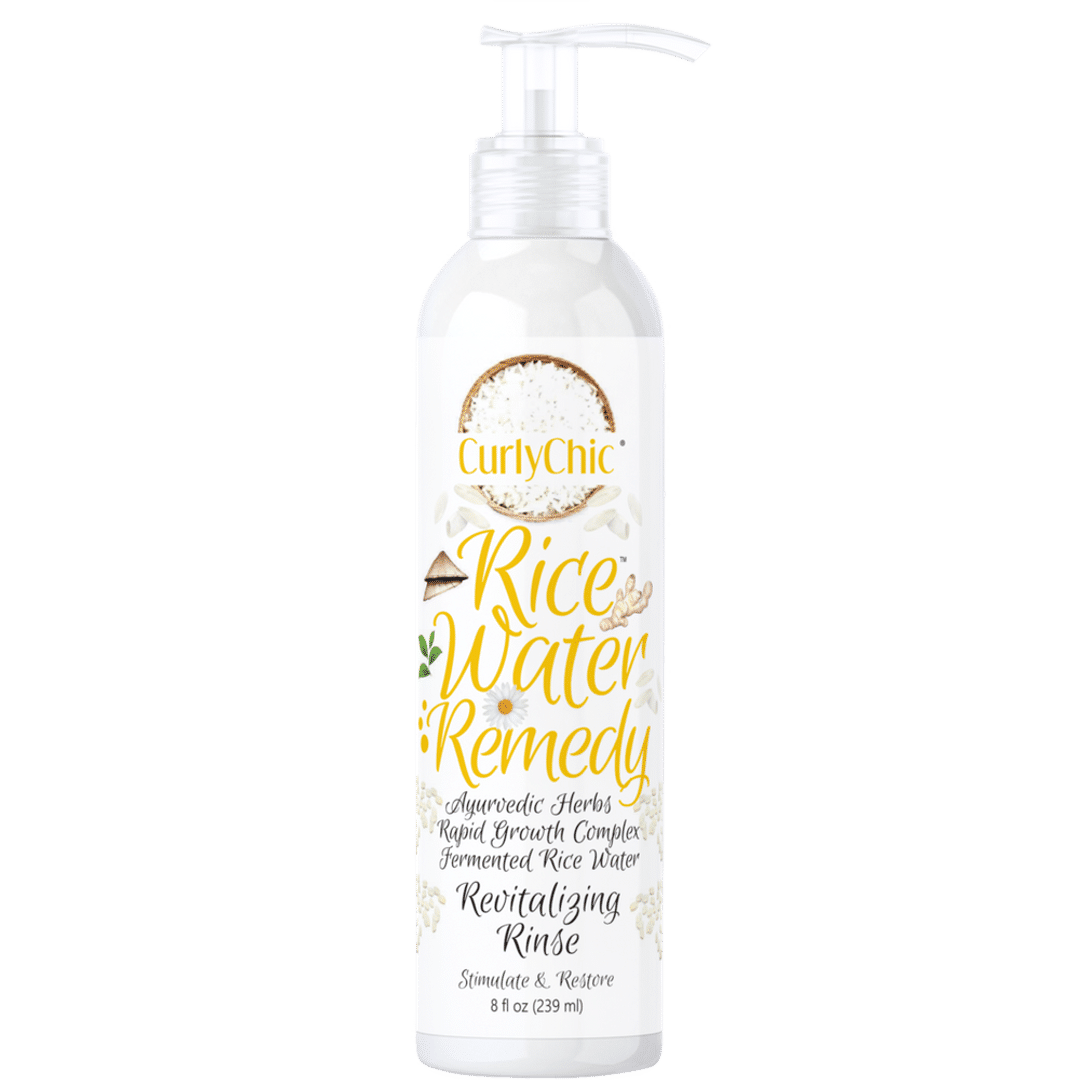CurlyChic Rice Water Remedy Revitalizing Hair Rinse Spray - 8oz