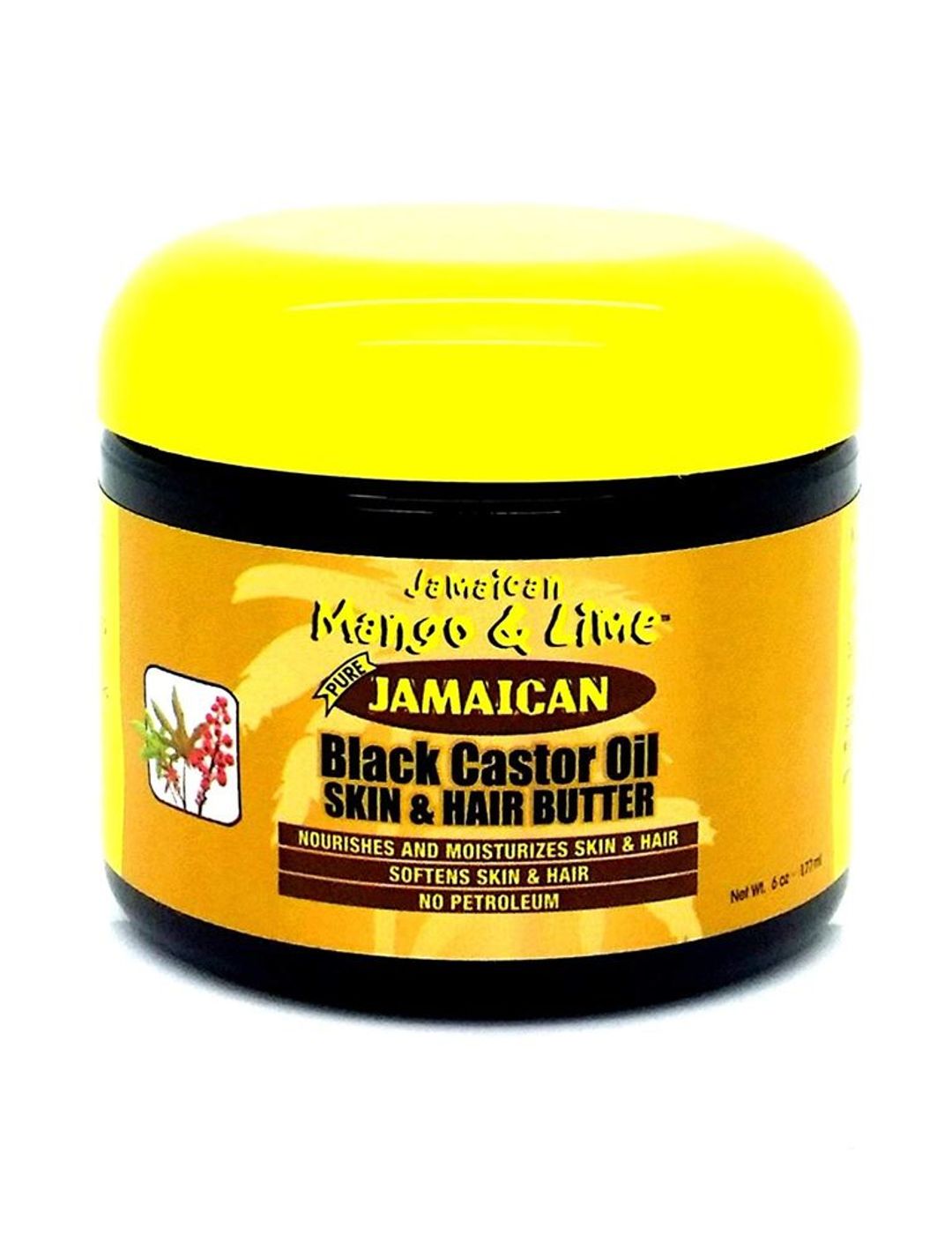 Jamaican Mango & Lime Black Castor Oil Skin & Hair Butter - 6oz