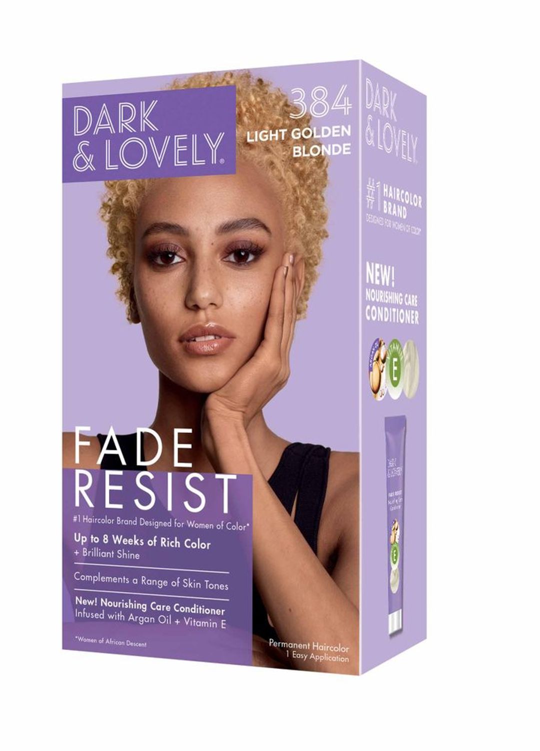 Dark and Lovely Fade Resistant Rich Conditioning Hair Color - Light Golden Blonde,384