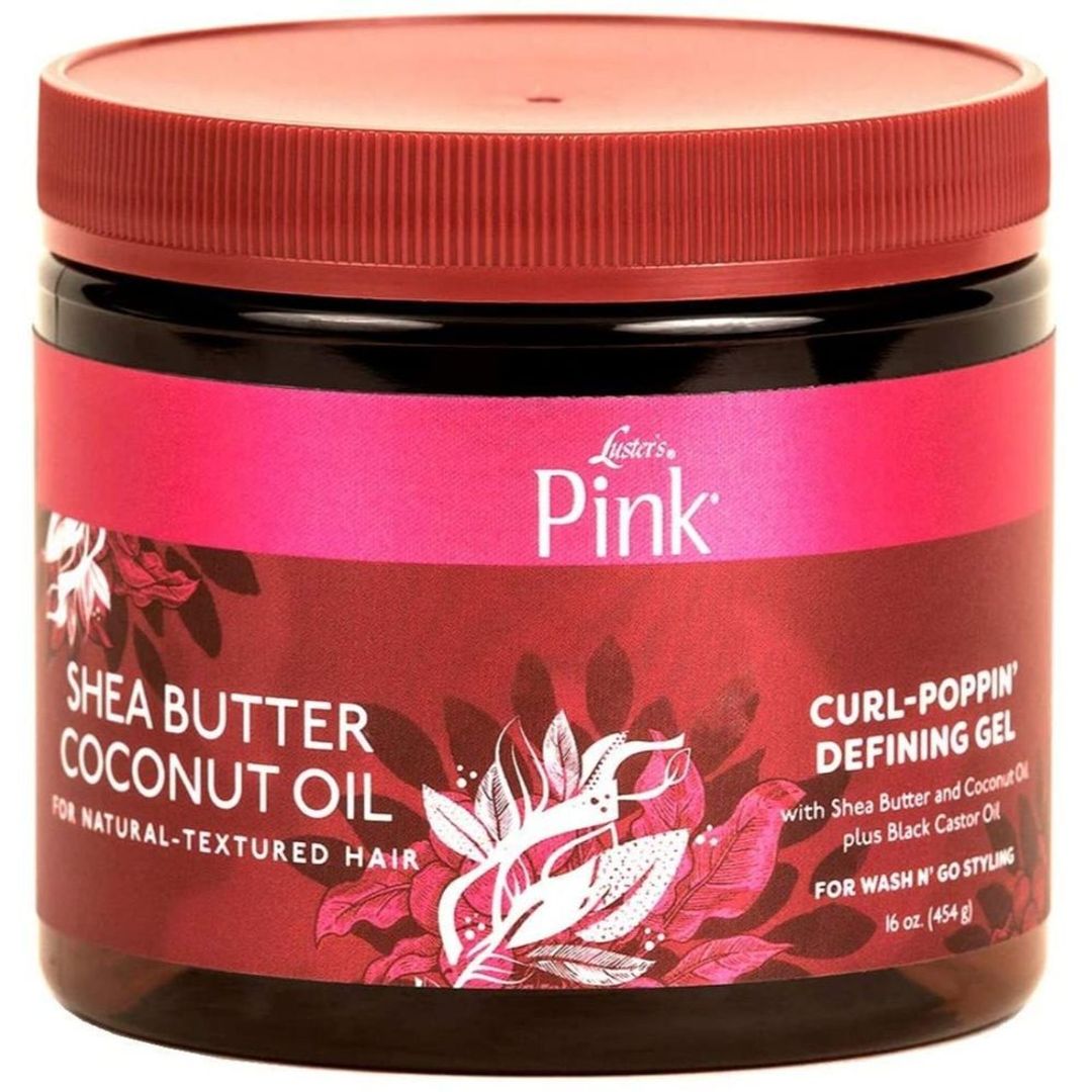 Luster's Pink Shea Butter Coconut Oil Curl-poppin Defining Gel - 16oz