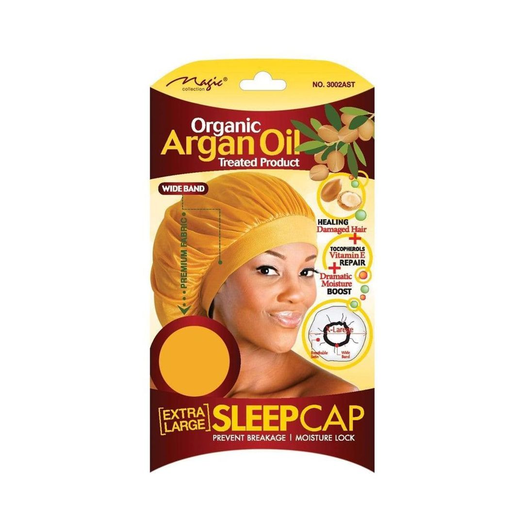 Magic Collection Organic Argan Oil Extra Large Sleep Cap Assorted Color - 3002ast - Assorted Colors