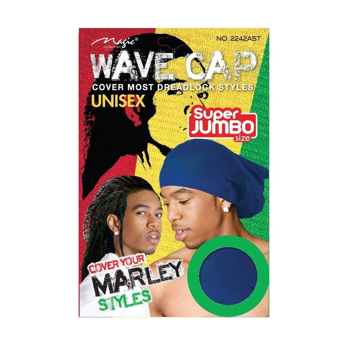 Magic Collection Wave Cap Marley Style Assorted Color Super Jumbo - 2242ast - Assorted Colors