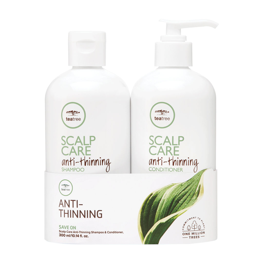 Paul Mitchell Tea Tree Scalp Care Anti Thinning Shampoo & Conditioner Duo - 300ml