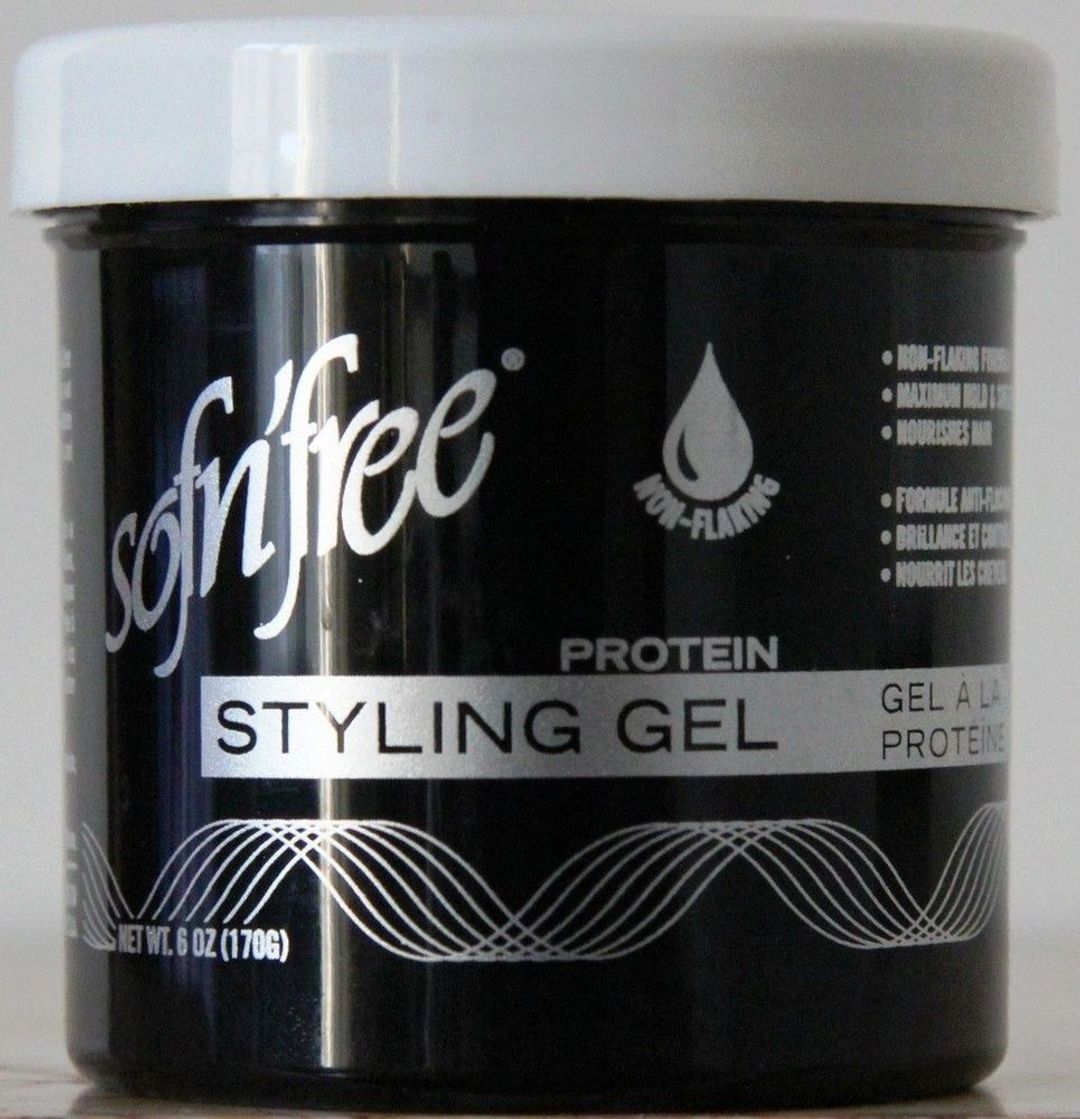 Sofn'Free Protein Styling Gel Black - 170g