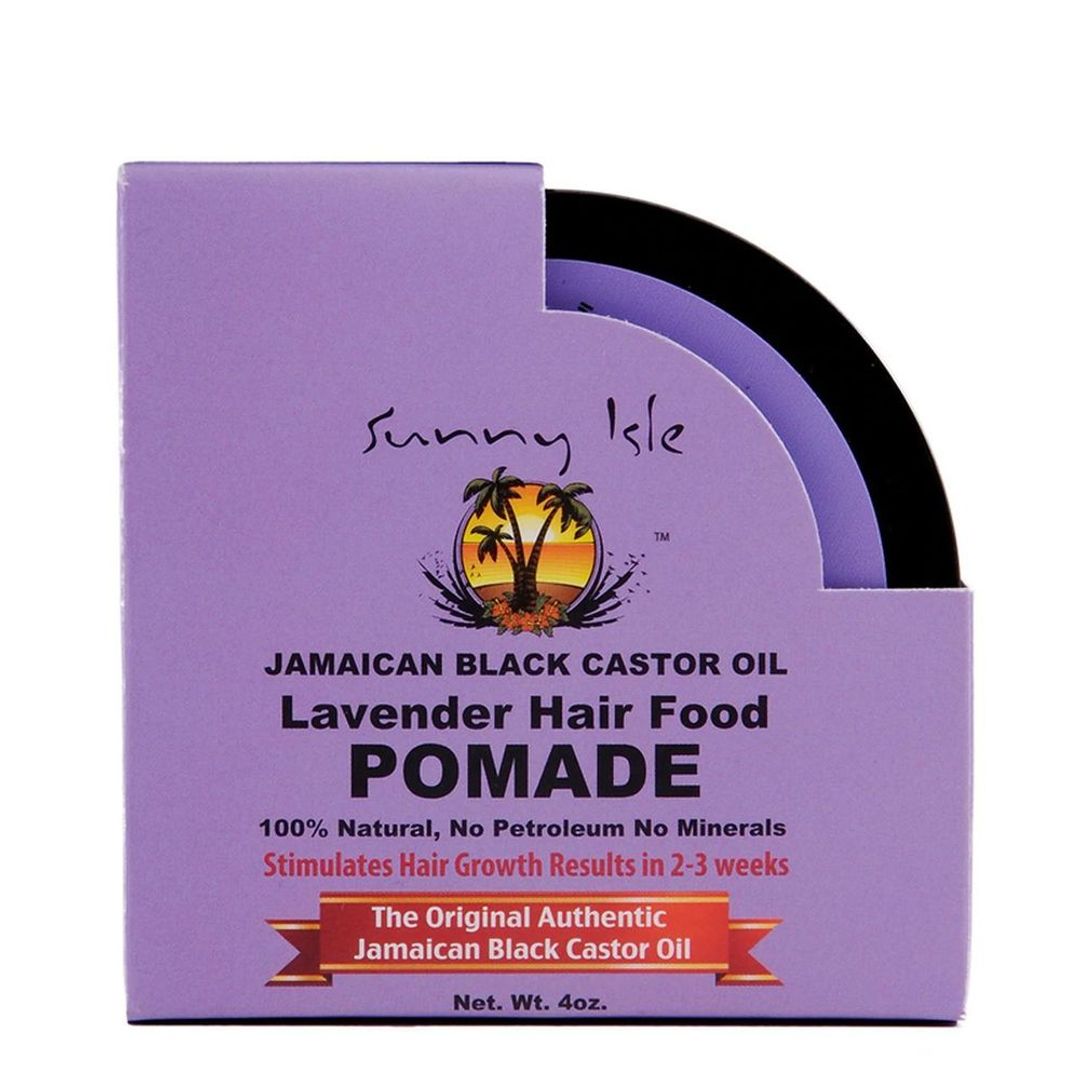 Sunny Isle Jamaican Black Castor Oil Lavender Hair Food Pomade - 4oz
