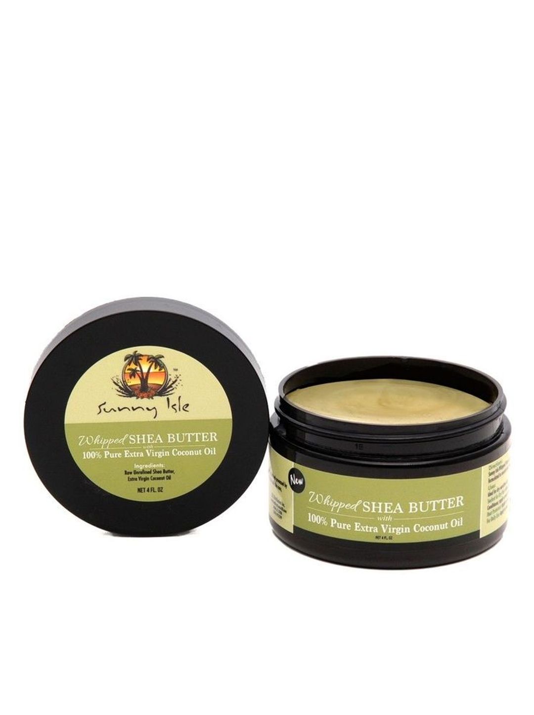 Sunny Isle Whipped Shea Butter With Extra Virgin Coconut Oil - 4oz