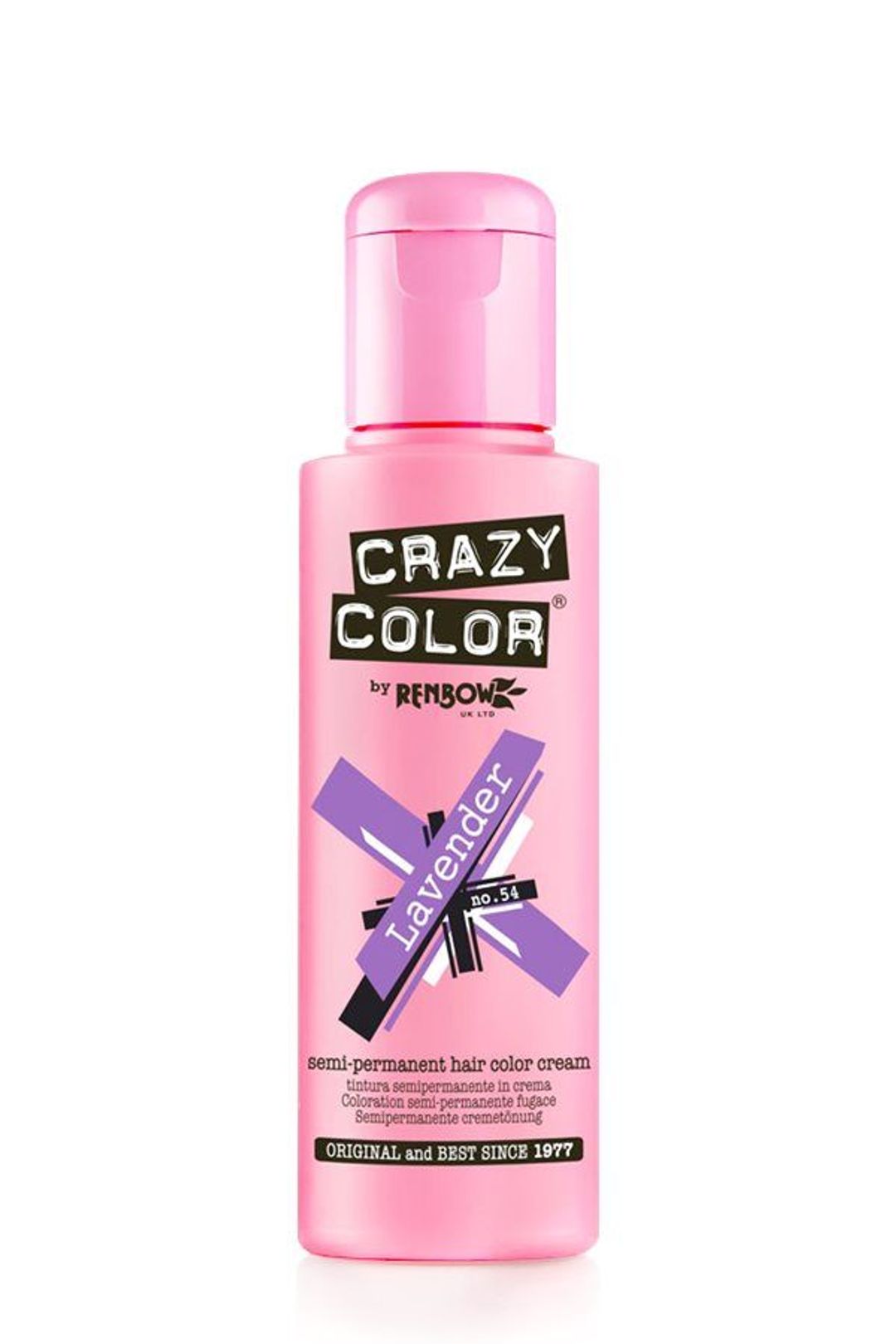 Crazy Color Semi Permanent Hair Color Cream - Lavender