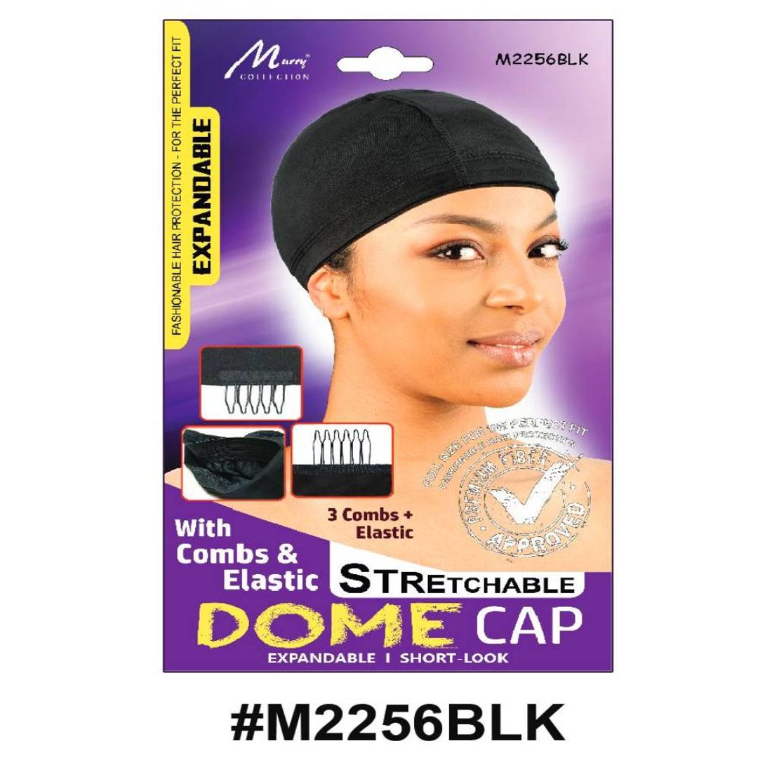 Murry Dome Cap Black - M2256blk