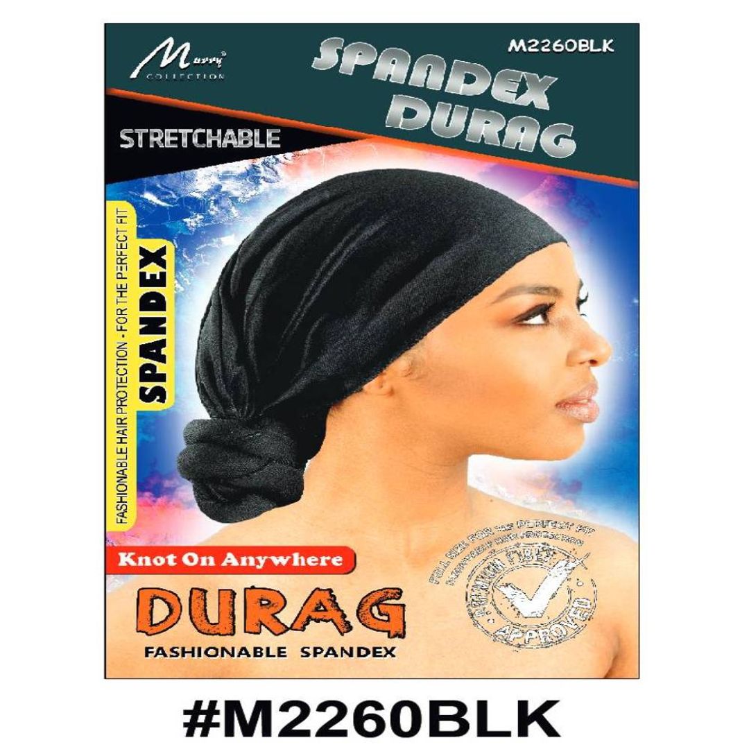 Murry Spandex Durag Black - M2260Blk