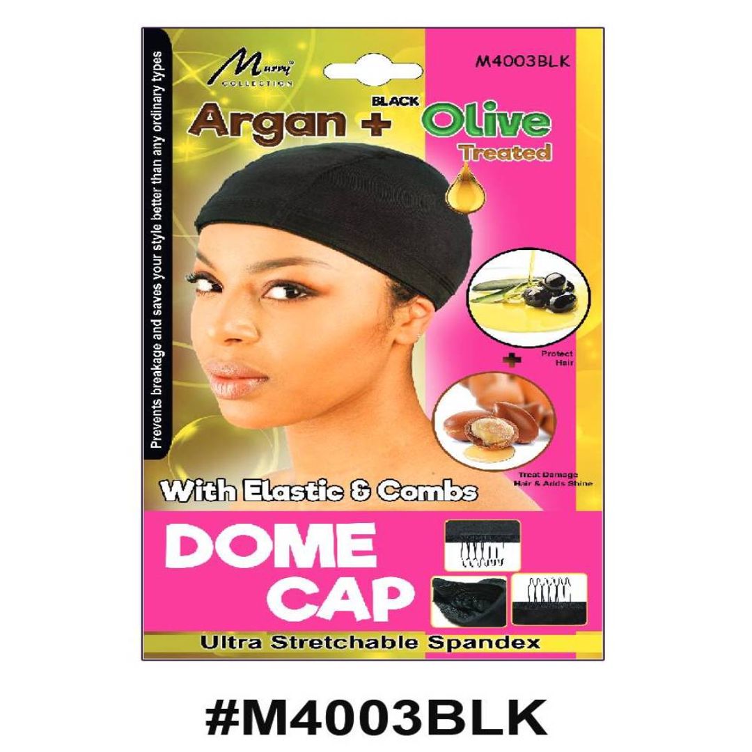 Murry Argan + Olive Dome Cap Black - M4003blk