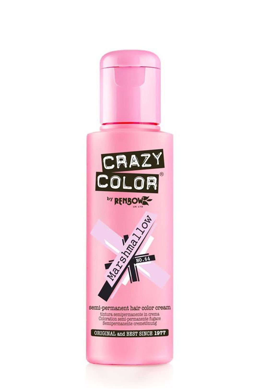 Crazy Color Semi Permanent Hair Color Cream - Marshmallow