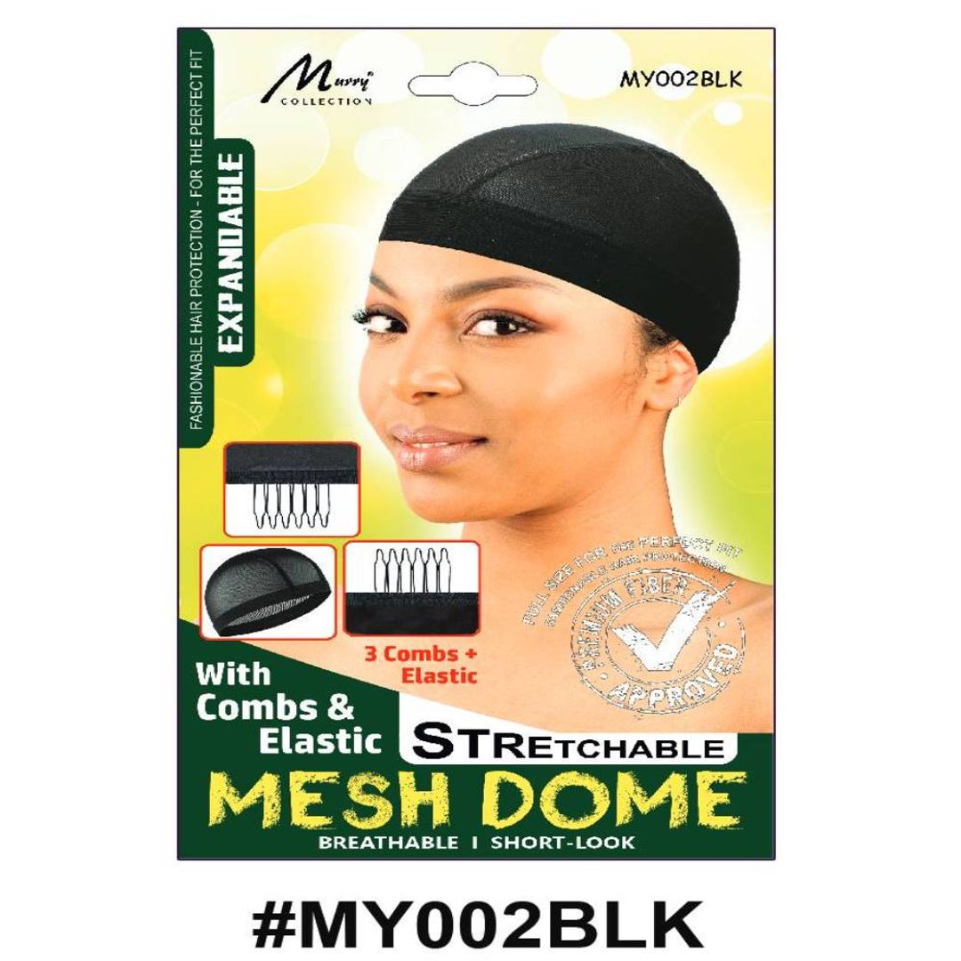 Murry Mesh Dome Cap Black - My002blk