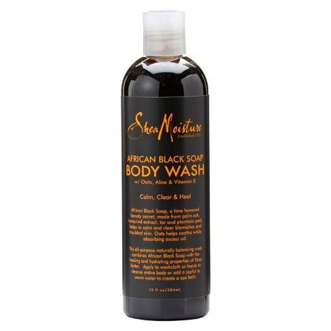 Shea Moisture African Black Soap Body Wash - 13oz