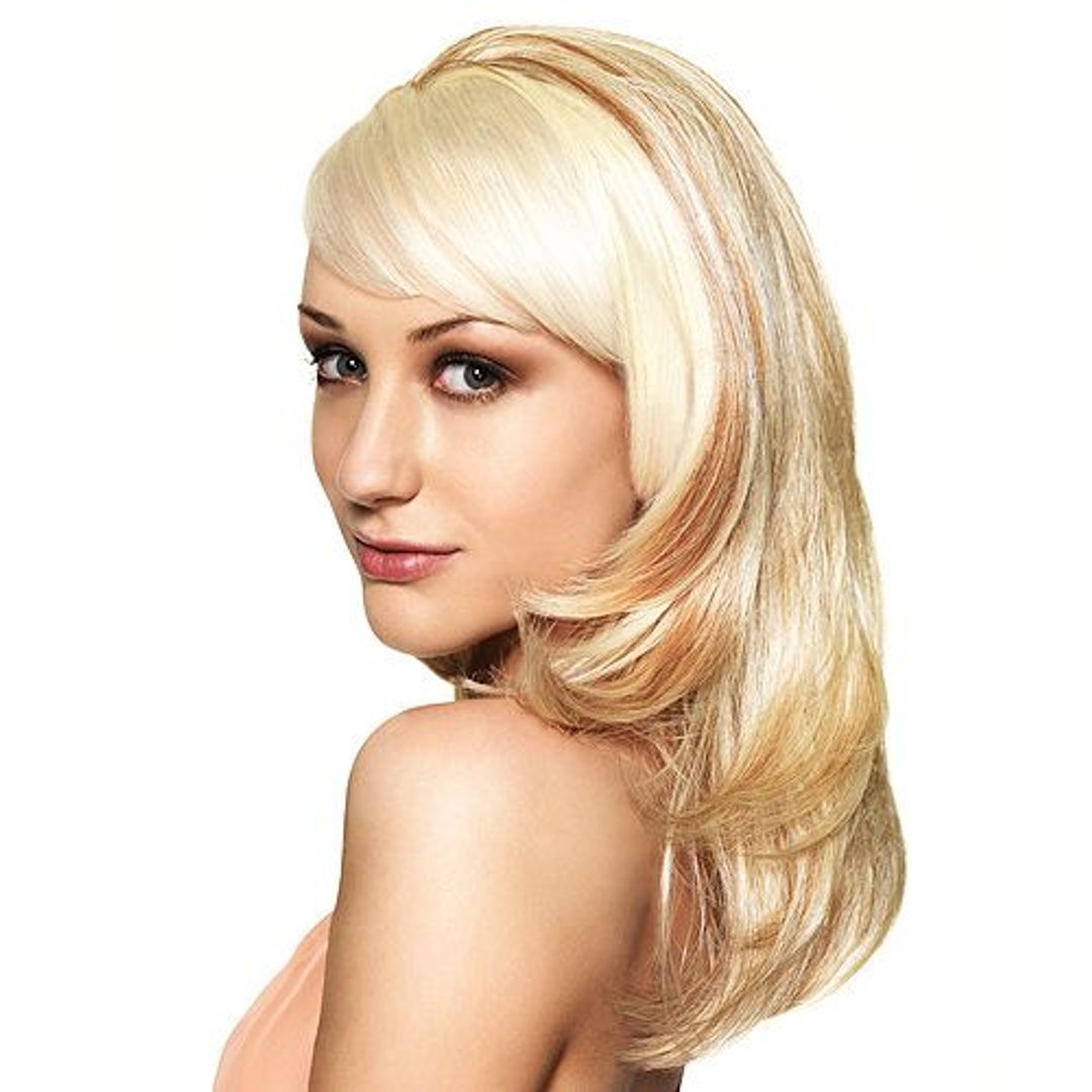 Sleek Tulip Hair Couture Synthetic Half Wig - Natural Black,16"